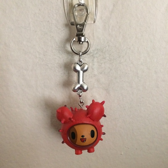 tokidoki Accessories - Tokidoki cactus pup bag charm